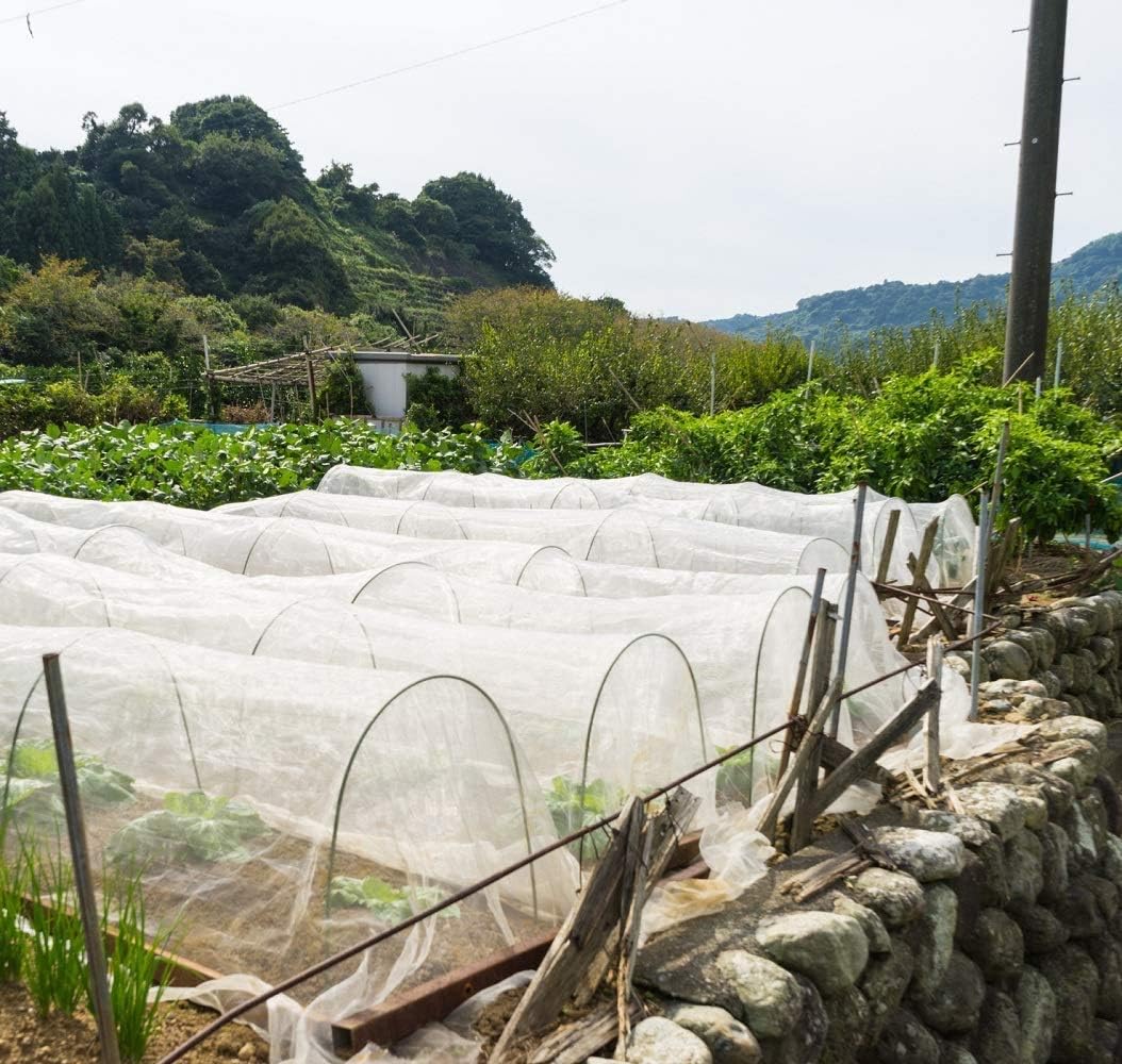 Garden Netting Pest Barrier: 10'x20' Fine Bug Netting for Garden Protection Row Cover Raised Bed Screen Mesh Greenhouse Mosquito Net, Protecting Tree Plants Vegetable Flowers Fruits - Image 4