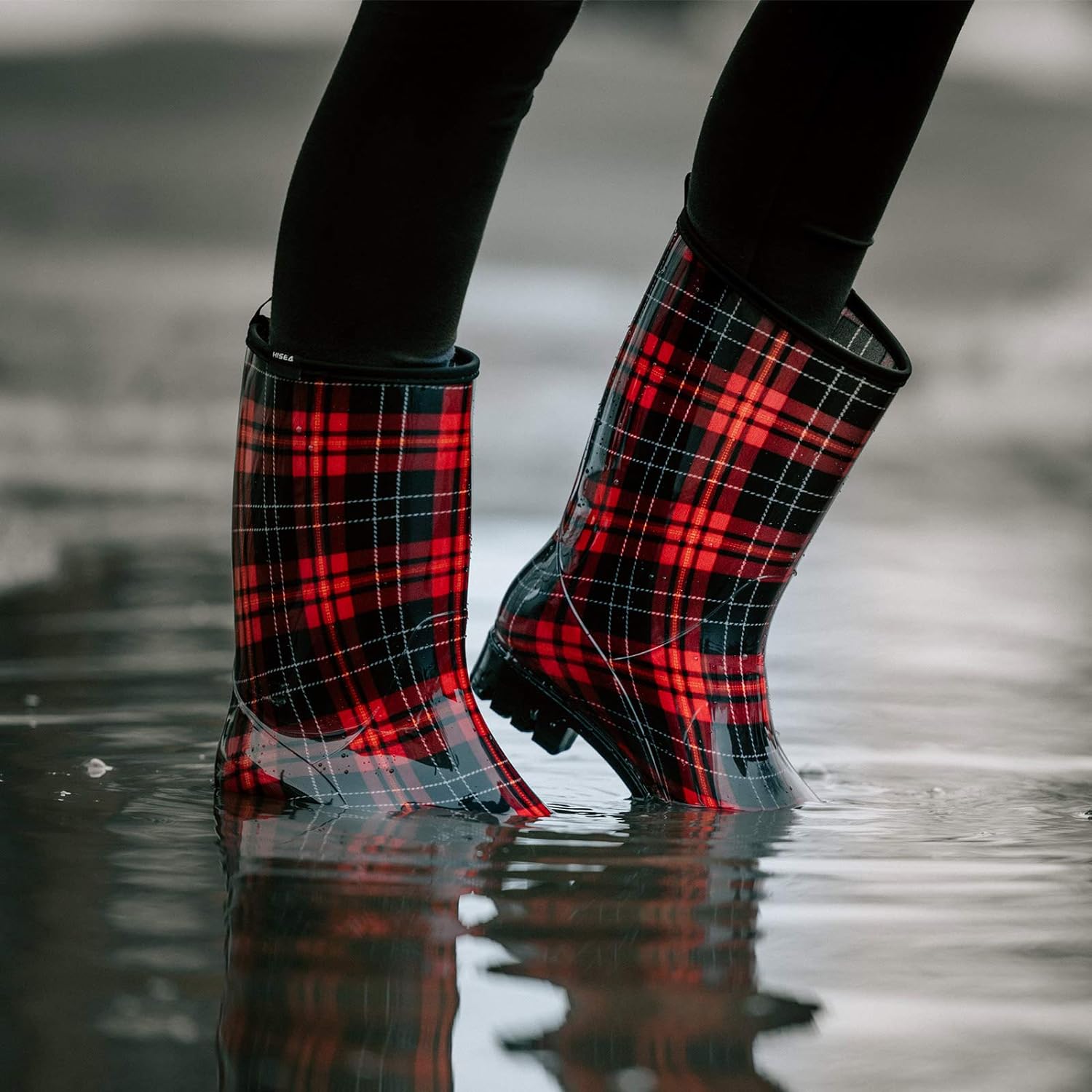 HISEA Women's Rain Boots Waterproof Mid Calf Garden Boots for Women - Image 6